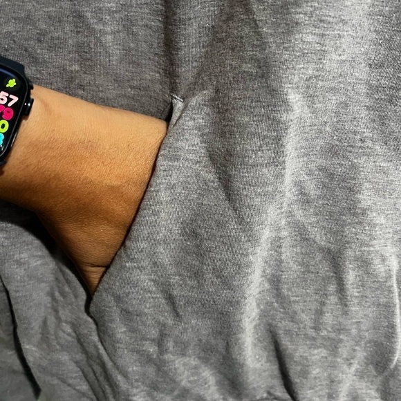 Zella pullover twisted cowl neck sweatshirt, medium - Picture 5 of 7